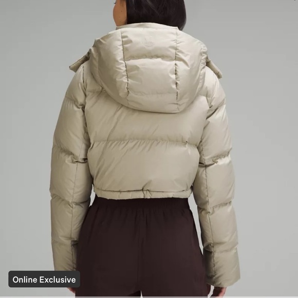 NWT Lululemon wunder puff super cropped jacket - Picture 3 of 9